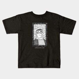 Frankenstein Monster Portrait Kids T-Shirt